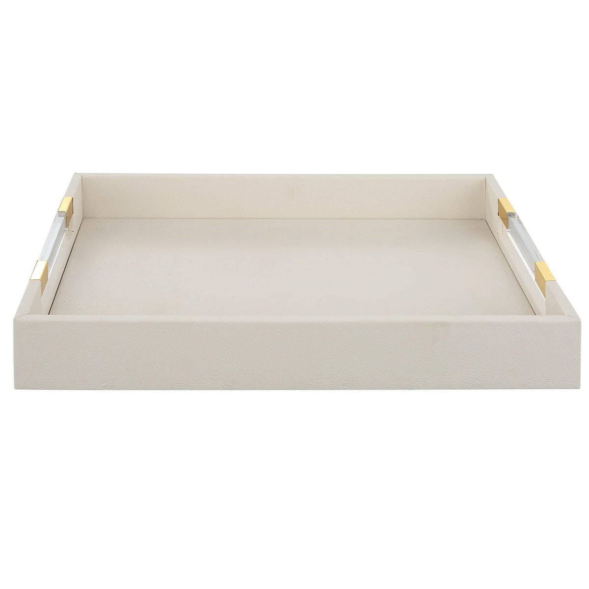Wessex White Shagreen Tray.