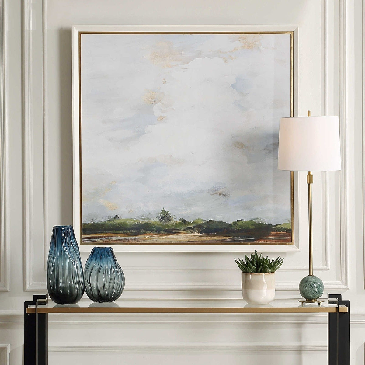 Uttermost Accessories Whispering Cloudscapes Framed Print House of Isabella UK