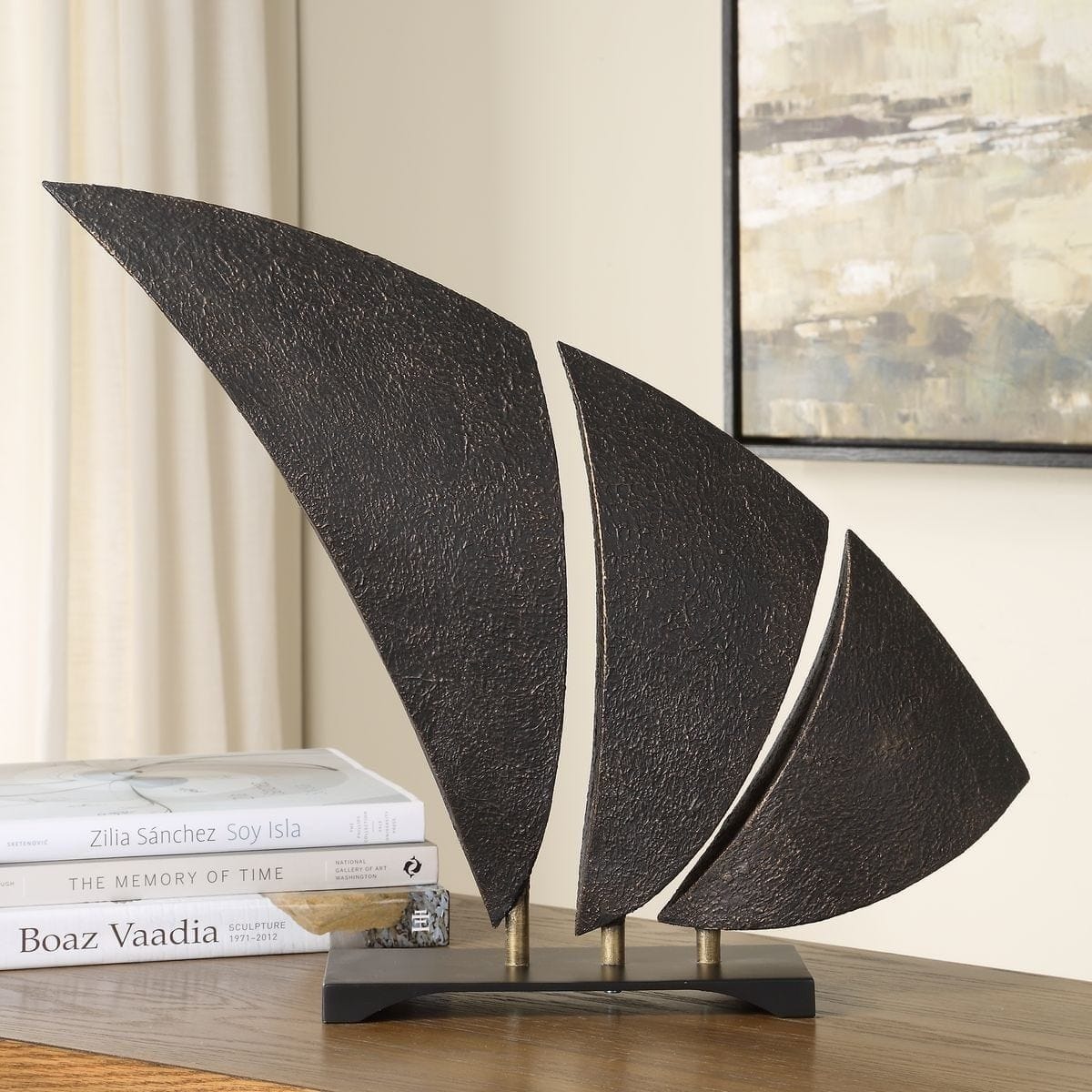 Uttermost Accessories Wind Crest Dark Bronze Sculpture House of Isabella UK