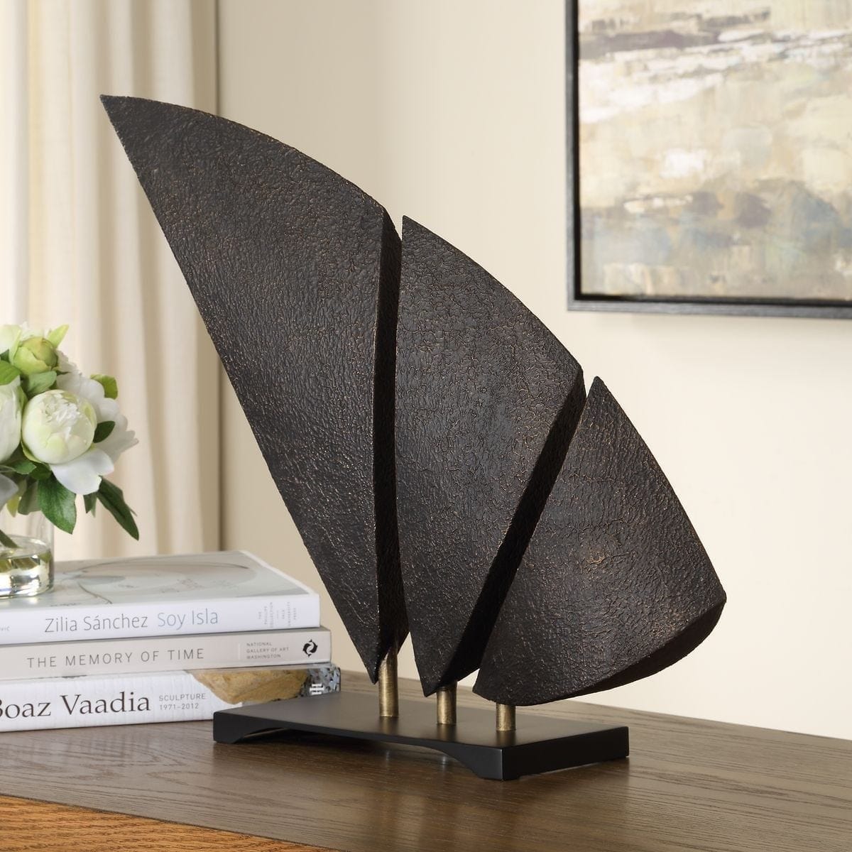 Uttermost Accessories Wind Crest Dark Bronze Sculpture House of Isabella UK