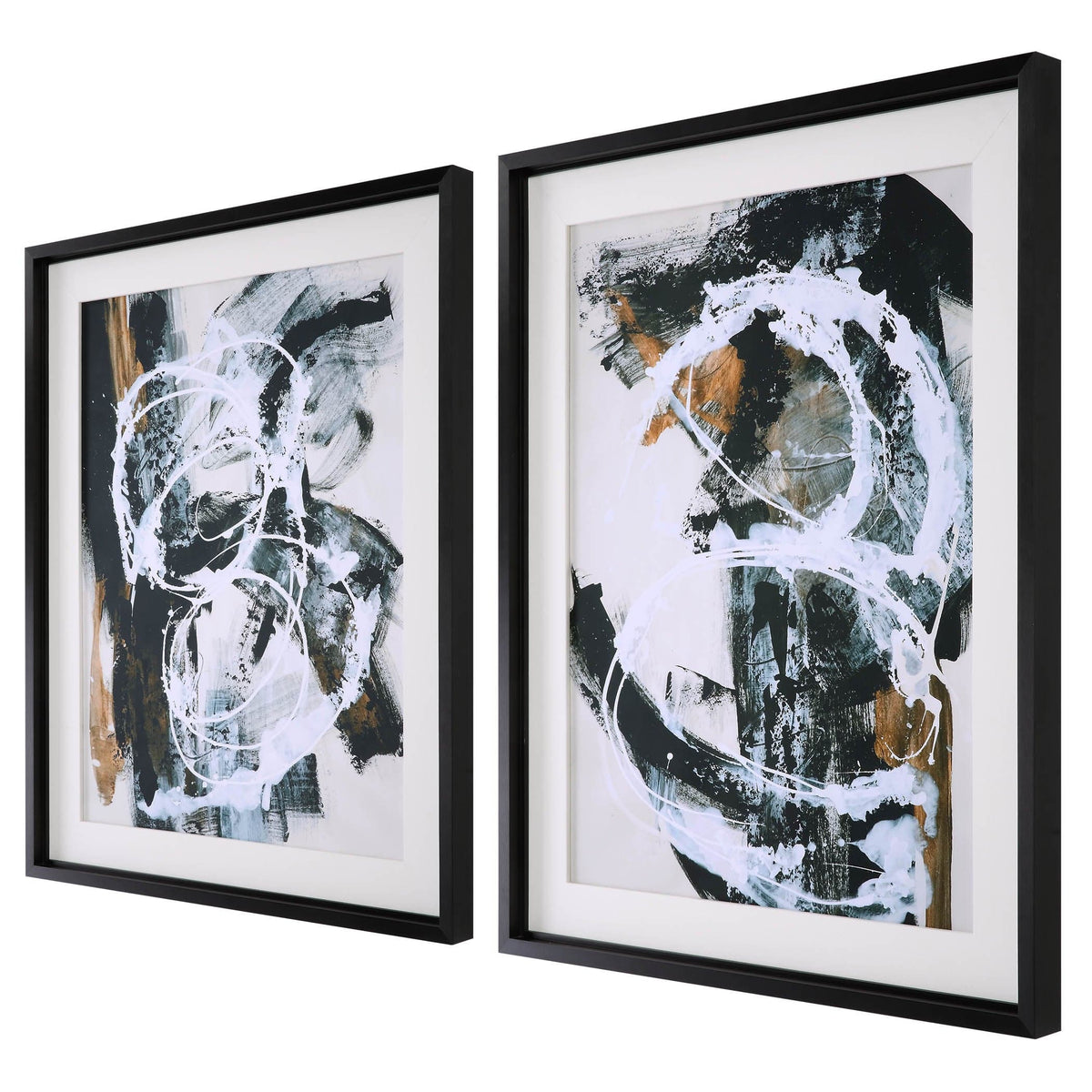 Uttermost Accessories Winterland Abstract Prints, Set/2 House of Isabella UK