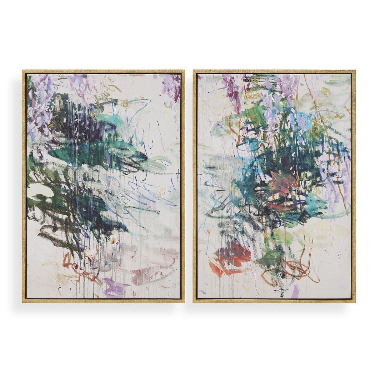 Uttermost Accessories Wisteria Pond Framed Canvases - Set of 2 House of Isabella UK