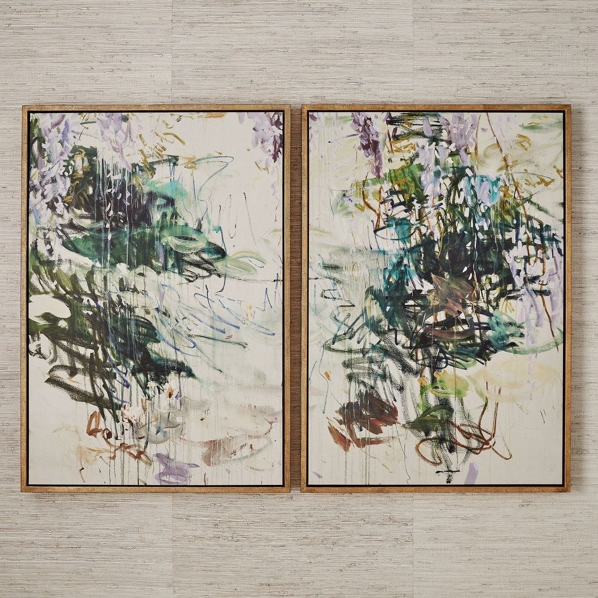Uttermost Accessories Wisteria Pond Framed Canvases - Set of 2 House of Isabella UK