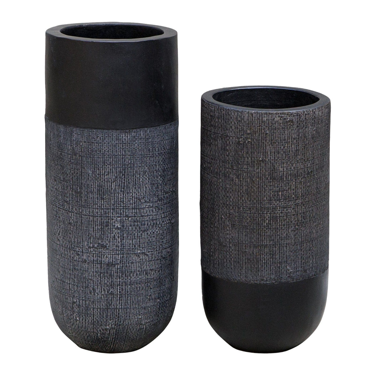 Uttermost Accessories Woven Shadow Vases, Set of 2 House of Isabella UK