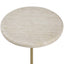 Adames Travertine Drink Table