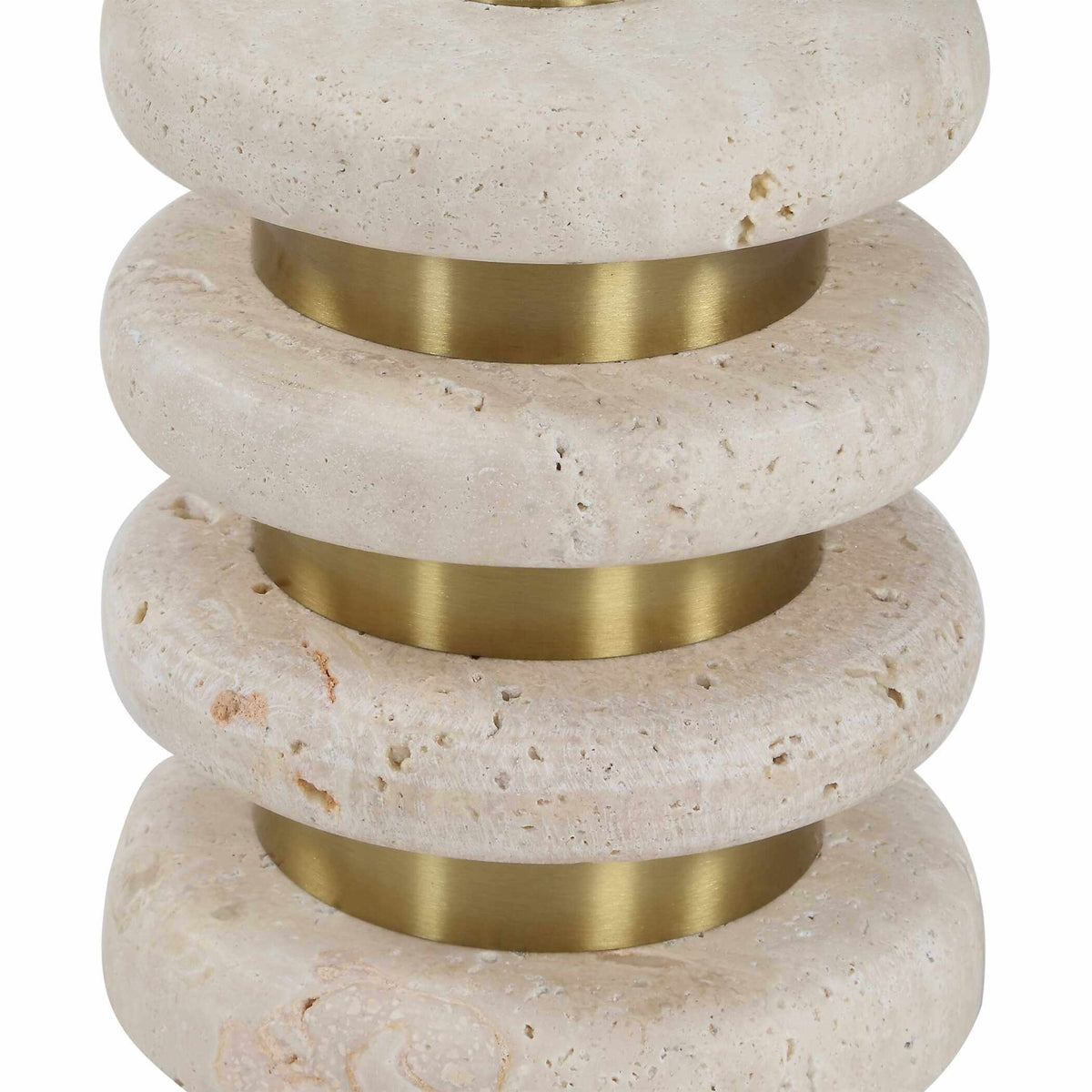 Adames Travertine Drink Table
