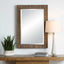 Aldous Walnut Rectangular Mirror