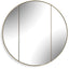 Amram Antique Brass Round Mirror