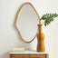 Aster Abstract Gold Mirror