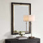 Bach Walnut & Brass Rectangle Mirror