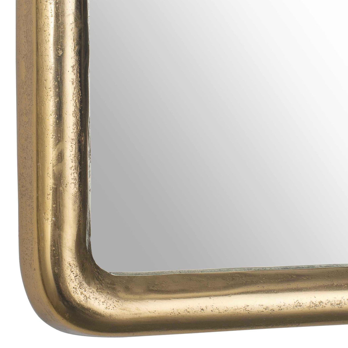 Burton Indoor-Outdoor Brass Mirror