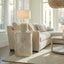 Cassandra Gold Drum Side Table
