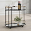 Uttermost Dining Andre Iron Bar Cart House of Isabella UK
