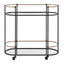 Uttermost Dining Andre Iron Bar Cart House of Isabella UK