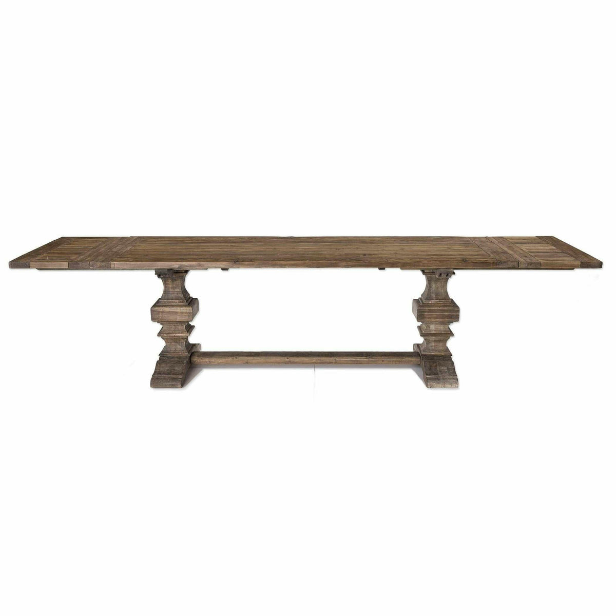 Baldrick Extension Dining Table - Warm Honey.