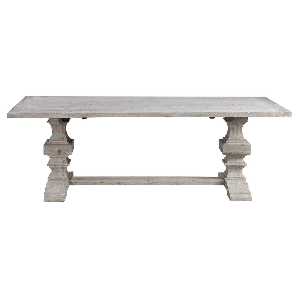 Uttermost Dining Baldrick Extension Dining Table - White 244 - 336cm House of Isabella UK