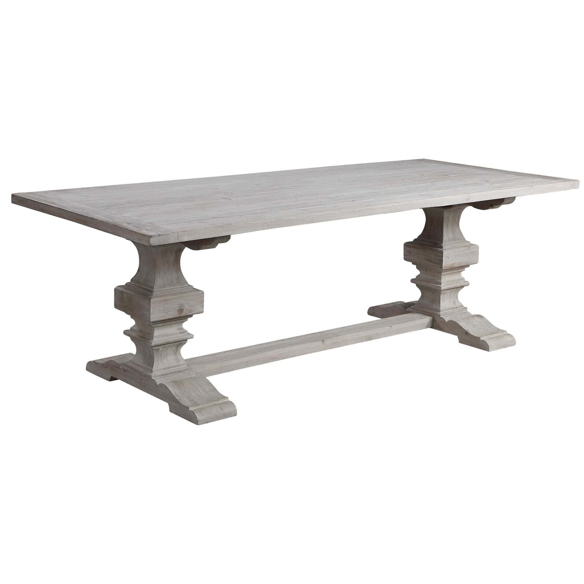 Uttermost Dining Baldrick Extension Dining Table - White 244 - 336cm House of Isabella UK