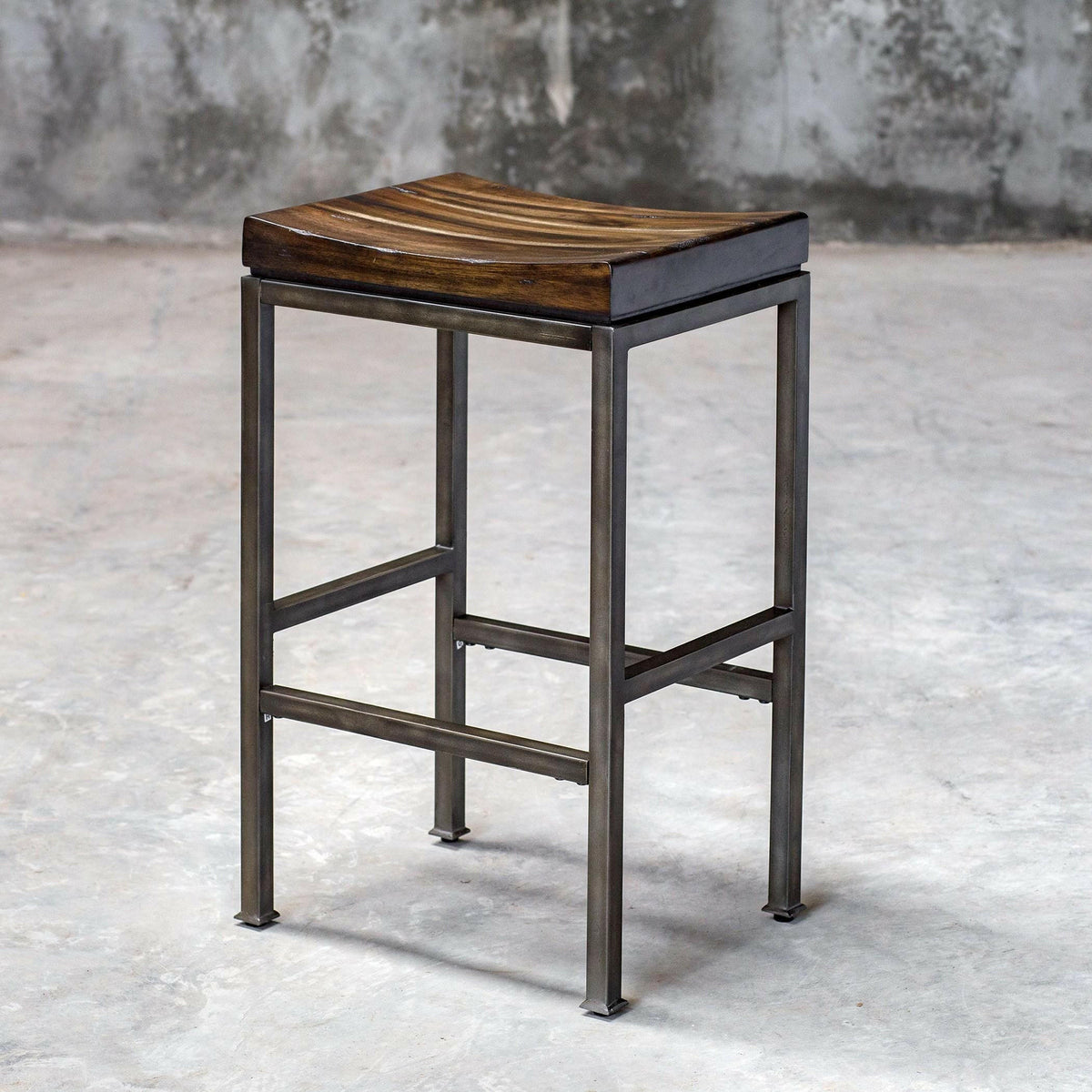 Beck Industrial Bar Stool.