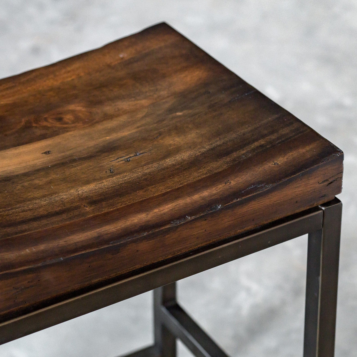 Uttermost Dining Beck Wood Counter Stool House of Isabella UK