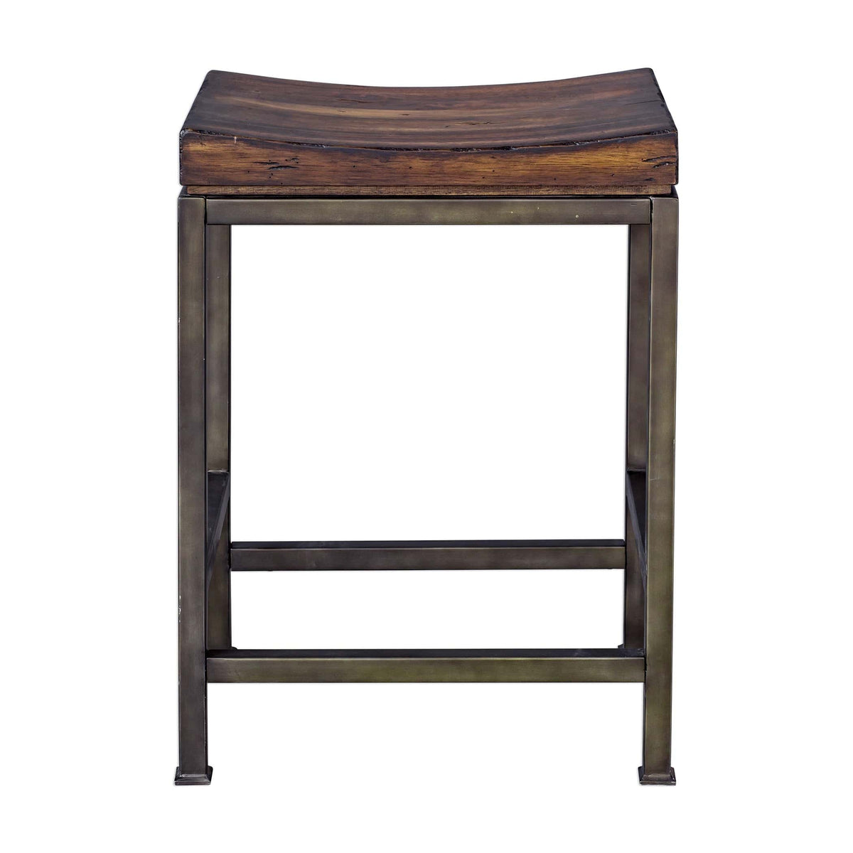 Uttermost Dining Beck Wood Counter Stool House of Isabella UK