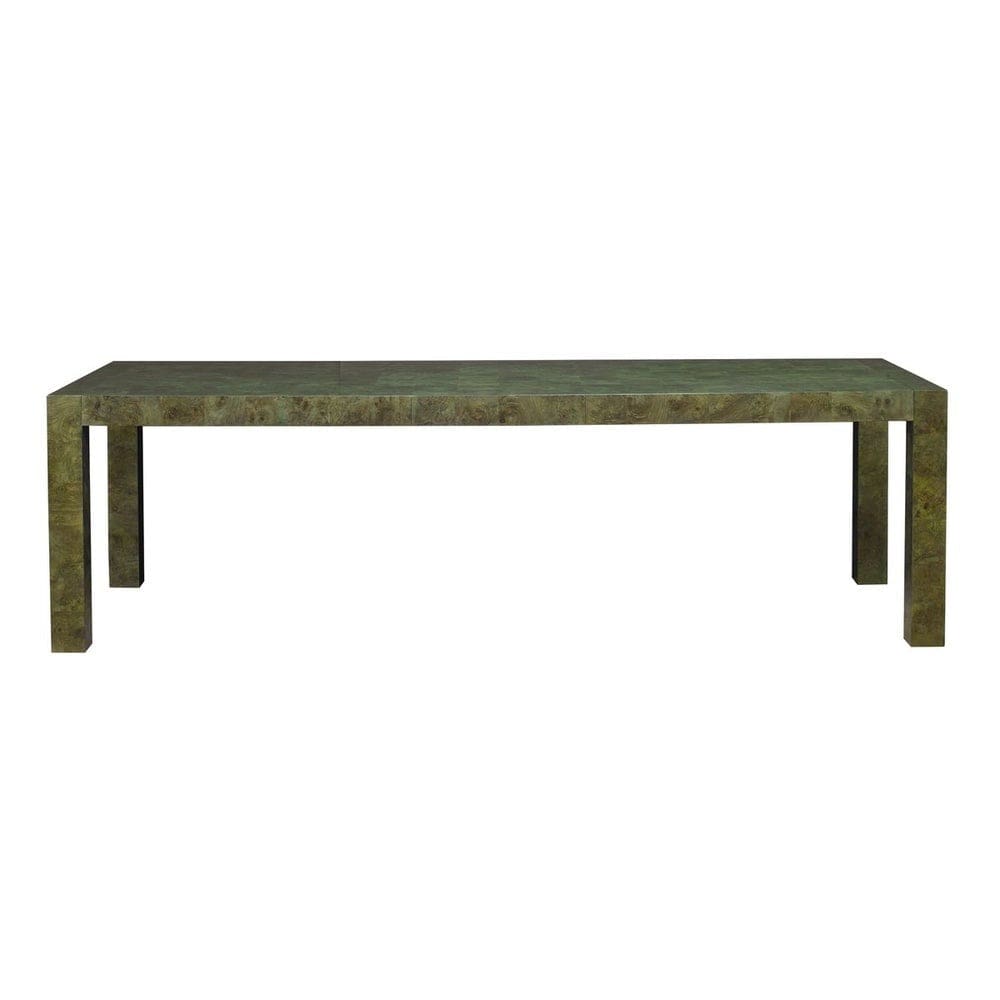 Black Label Ingrain Extension Dining Table in Olive 213 - 264cm.