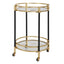 Uttermost Dining Dolly Round Bar Cart House of Isabella UK