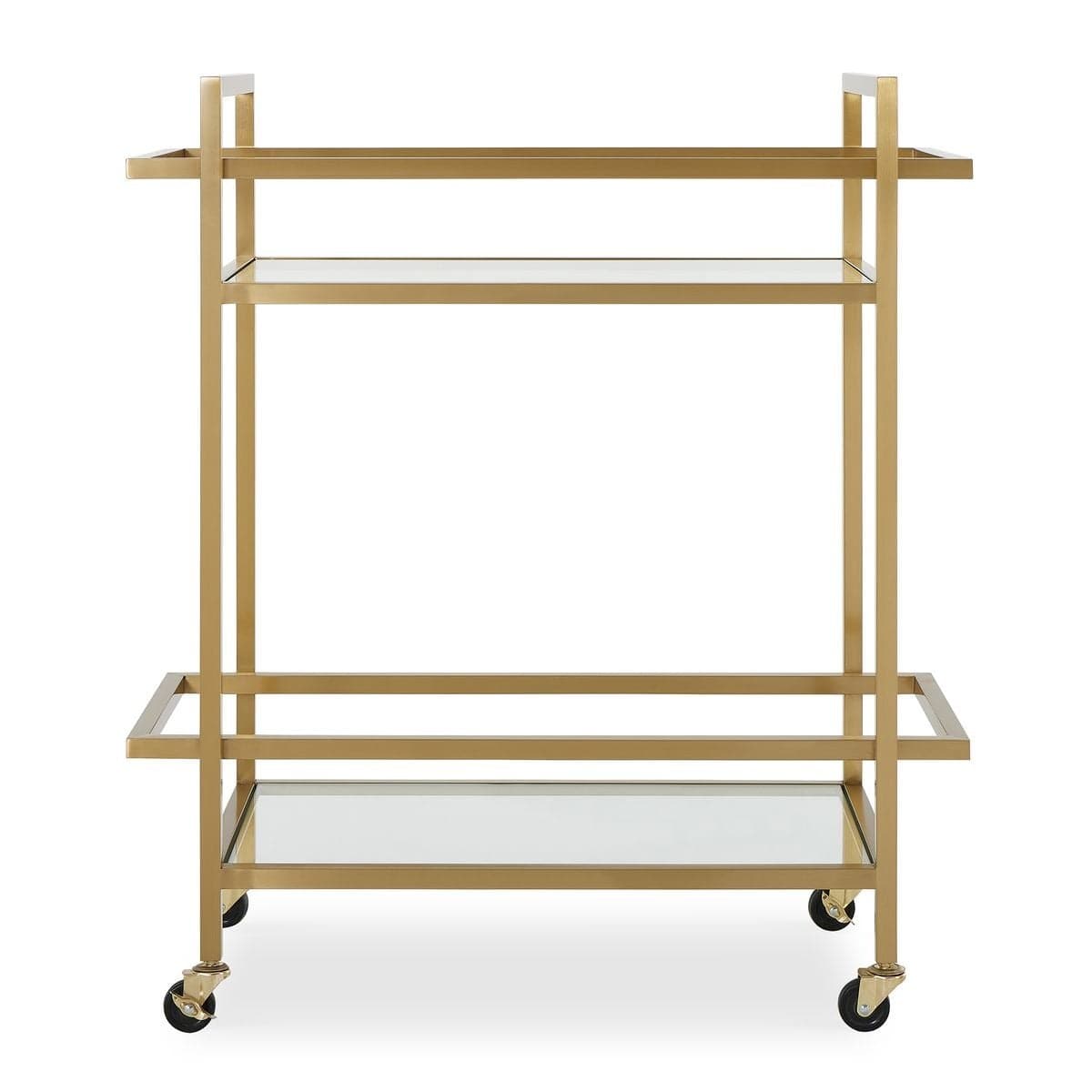 Uttermost Dining Erena Brass Bar Cart House of Isabella UK