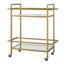 Uttermost Dining Erena Brass Bar Cart House of Isabella UK