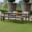 Uttermost Dining Forsyth Indoor/Outdoor Dining Table in Dark Grey House of Isabella UK