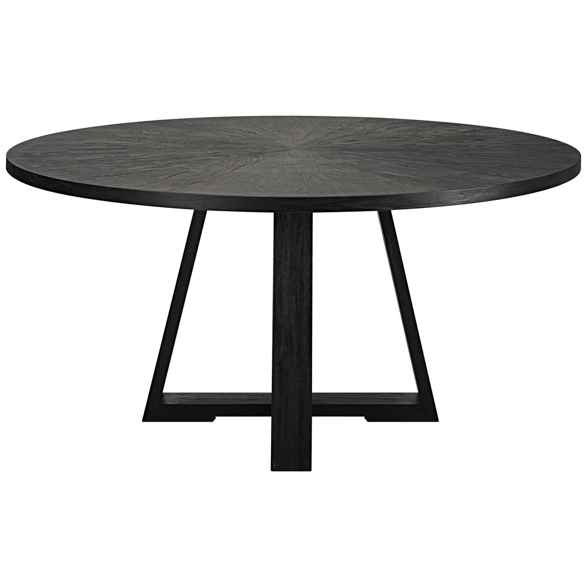 Uttermost Dining Gidran Round Black Dining Table House of Isabella UK