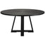 Uttermost Dining Gidran Round Black Dining Table House of Isabella UK