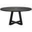 Uttermost Dining Gidran Round Black Dining Table House of Isabella UK