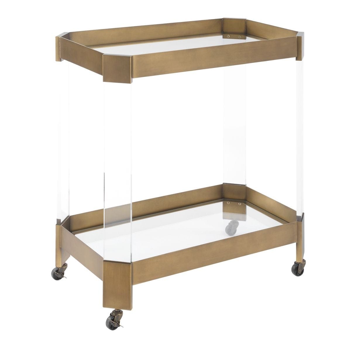 Uttermost Dining Giselle Bronze Bar Cart House of Isabella UK