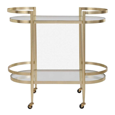 Uttermost Dining Isabelle Gold Bar Cart House of Isabella UK