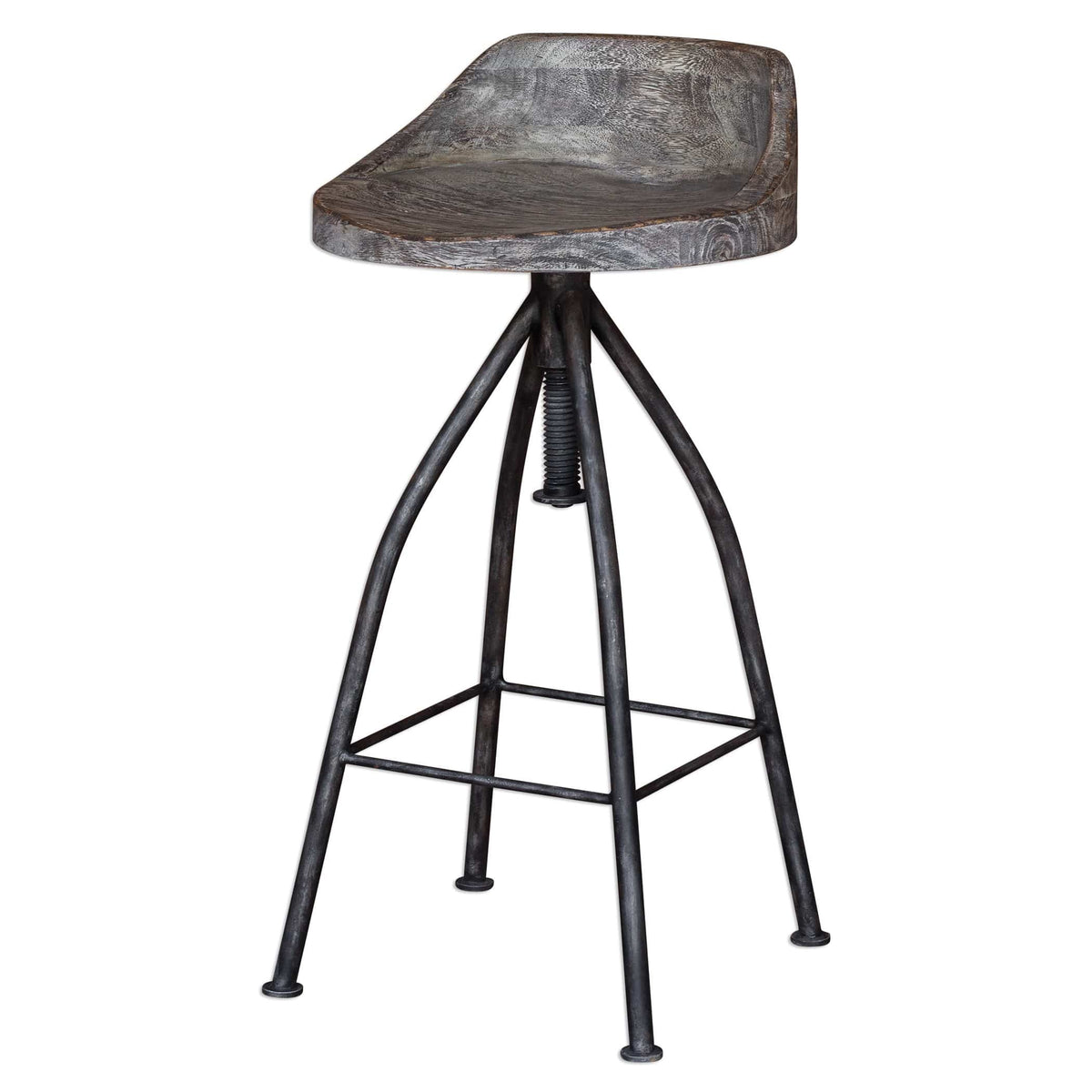 Uttermost Dining Kairu Wooden Bar Stool House of Isabella UK