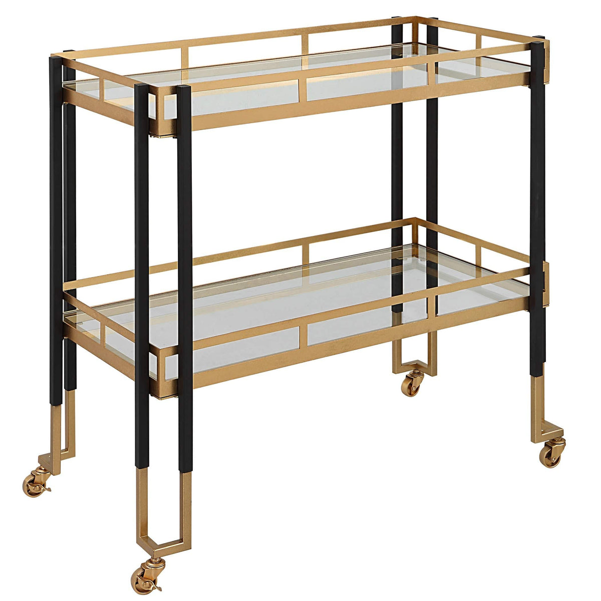 Uttermost Dining Kentmore Modern Bar Cart House of Isabella UK