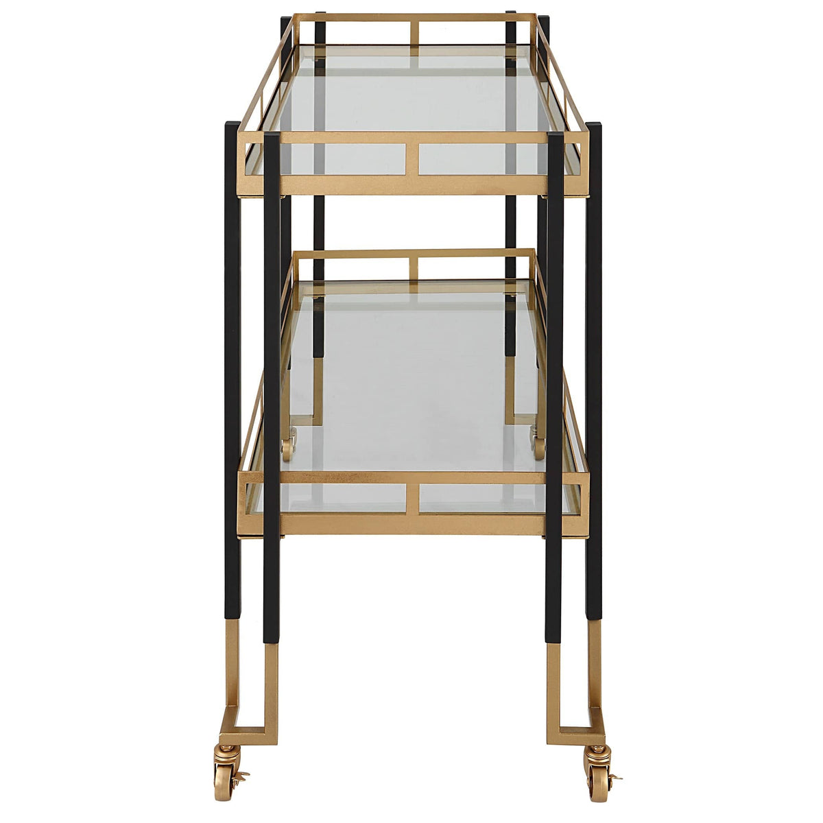 Uttermost Dining Kentmore Modern Bar Cart House of Isabella UK