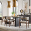 Uttermost Dining Kirin Reclaimed Fir Dining Table in Black - 244cm House of Isabella UK