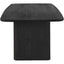 Uttermost Dining Kirin Reclaimed Fir Dining Table in Black - 244cm House of Isabella UK