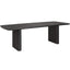Uttermost Dining Kirin Reclaimed Fir Dining Table in Black - 244cm House of Isabella UK
