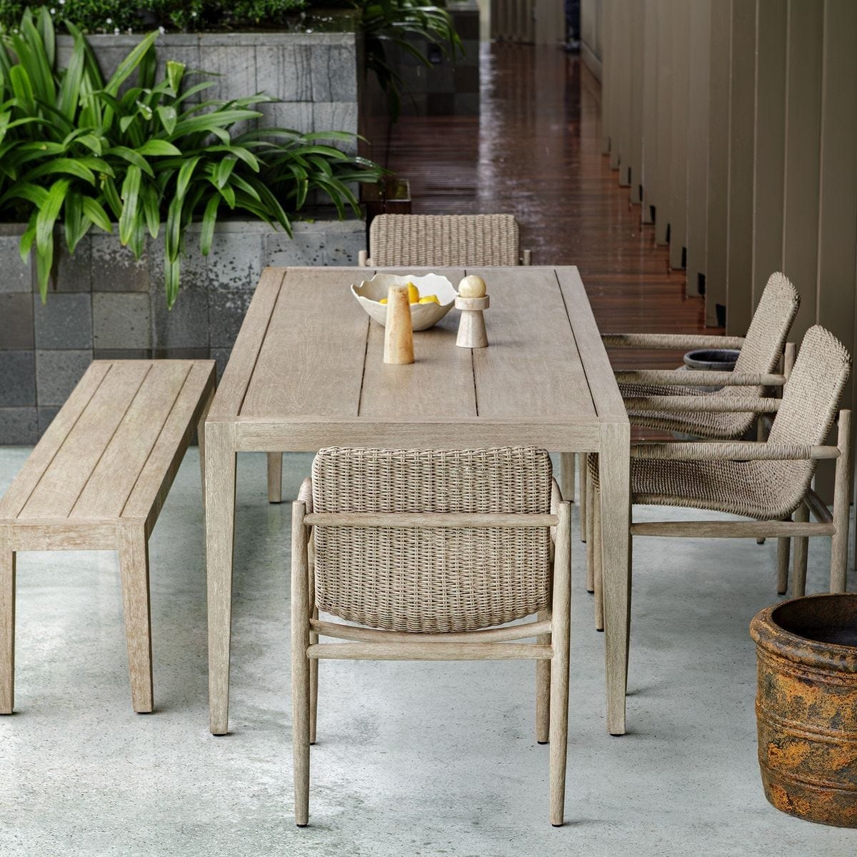 Uttermost Dining Kirkham Indoor/Outdoor Dining Table House of Isabella UK