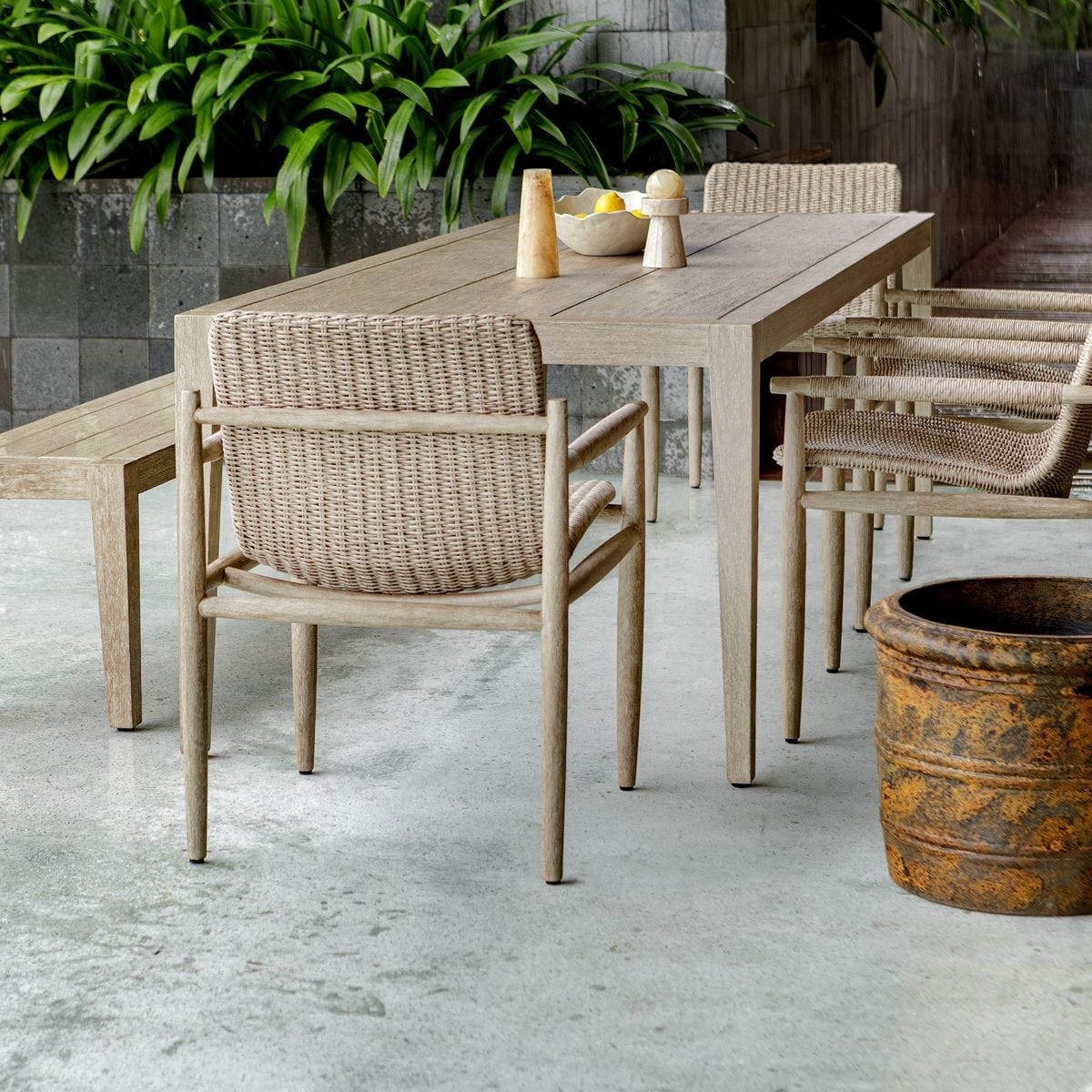 Uttermost Dining Kirkham Indoor/Outdoor Dining Table House of Isabella UK