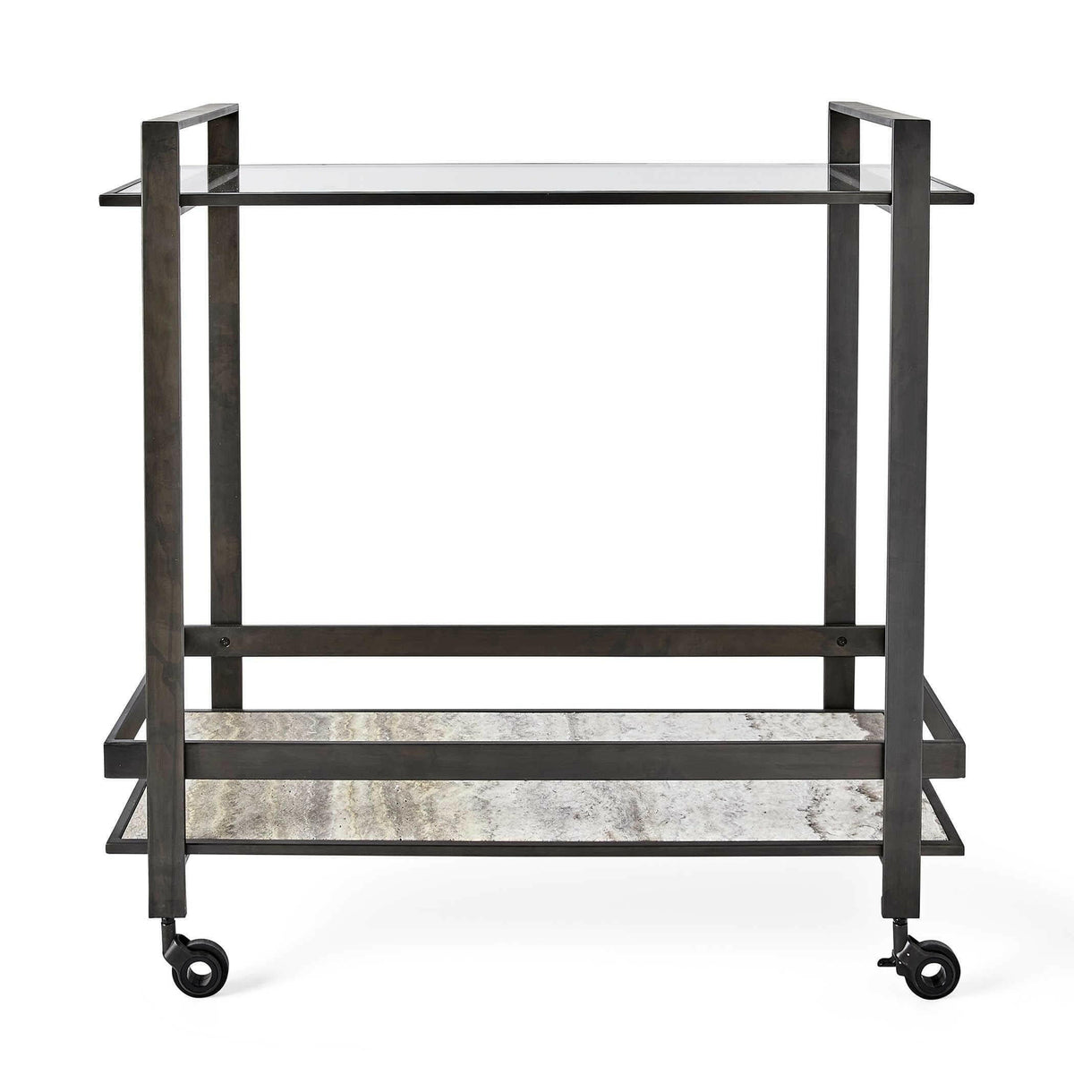 Roll Along Bar Cart - Bronze.