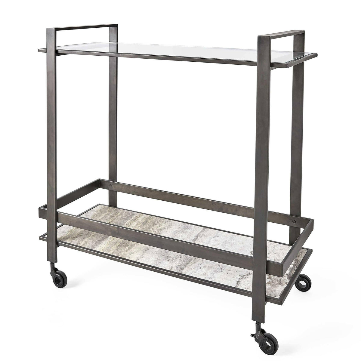Roll Along Bar Cart - Bronze.