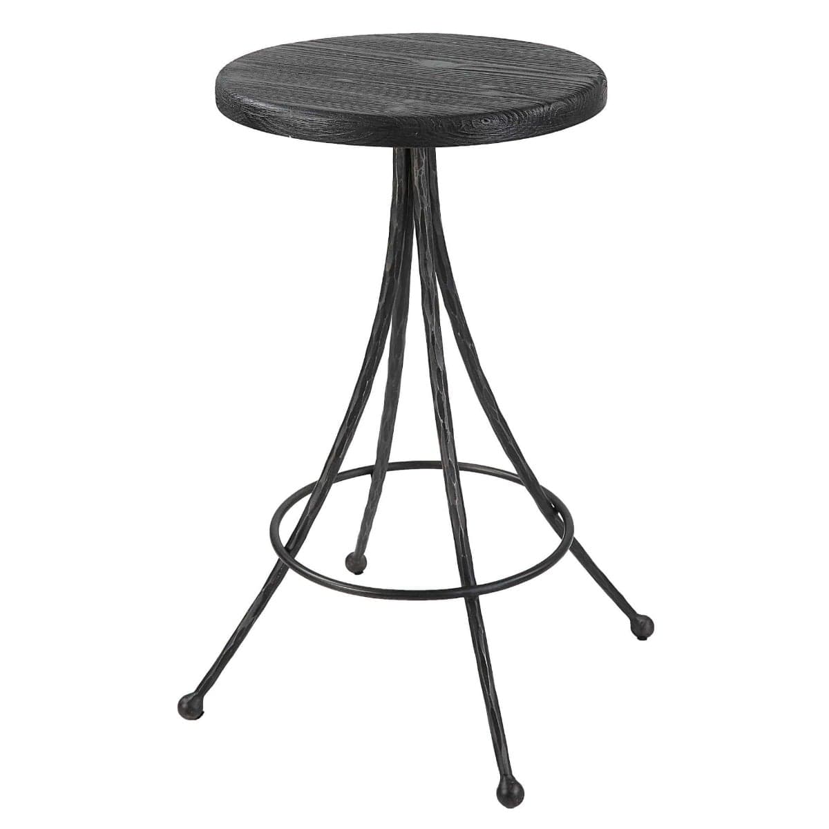 Uttermost Dining Sona Black Counter Stool House of Isabella UK