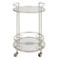 Uttermost Dining Spritz Chrome Bar Cart House of Isabella UK