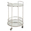 Uttermost Dining Spritz Chrome Bar Cart House of Isabella UK