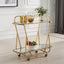Uttermost Dining Swain Brass Serving Cart House of Isabella UK
