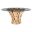 Uttermost Dining Teak Root Round Dining Table in Bleached House of Isabella UK