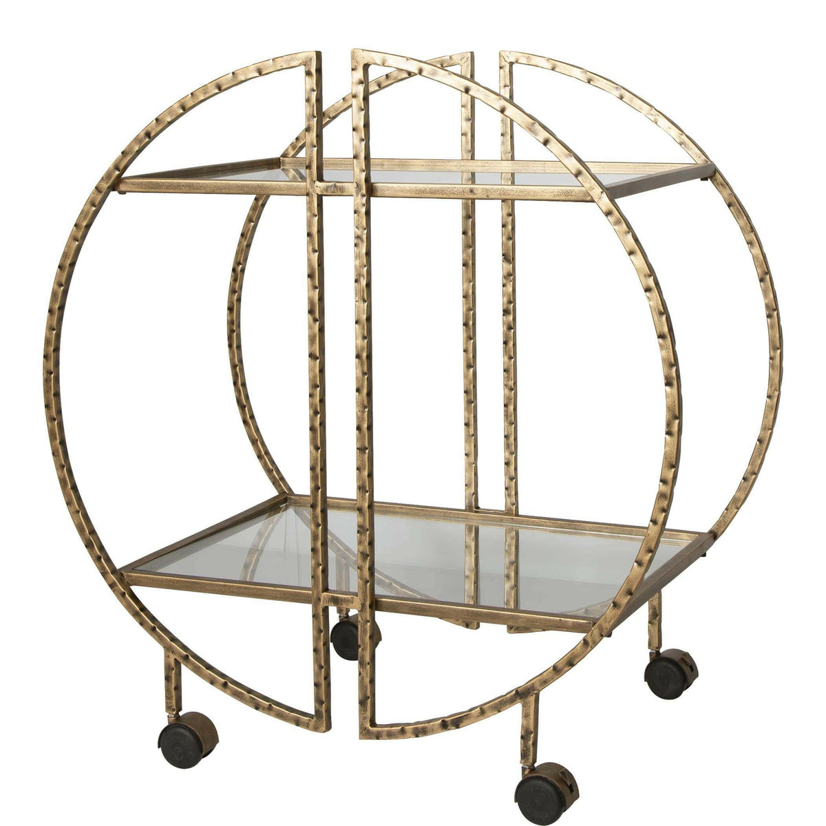 Zelina Gold Bar Cart.